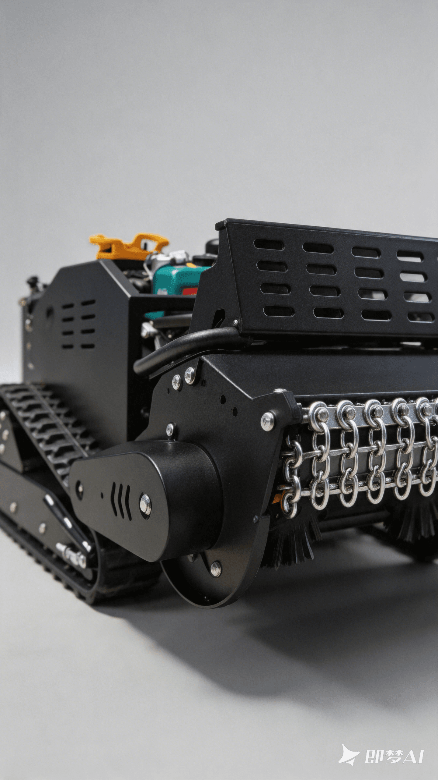 remote operated lawn mover detail show