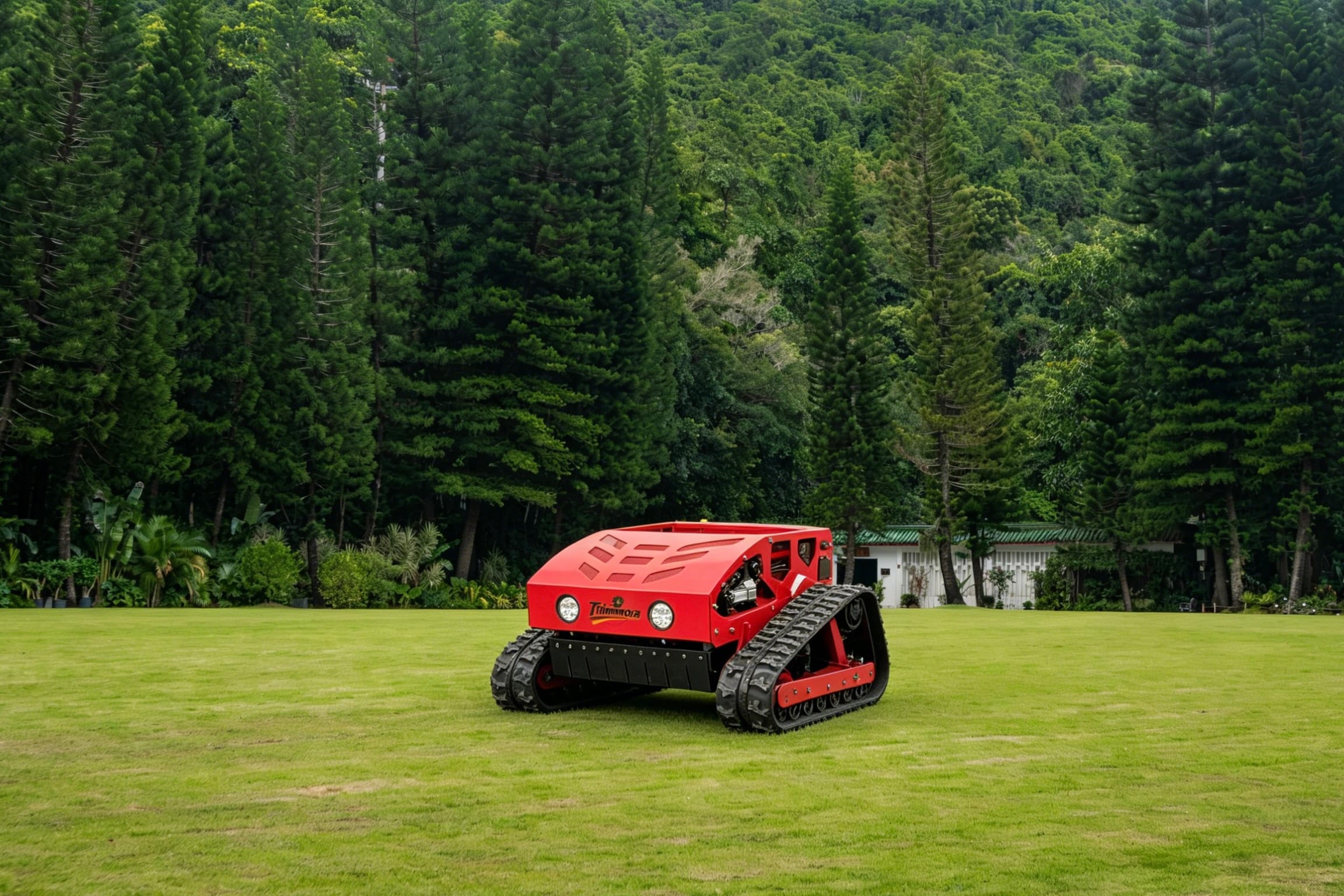 5 brushless rc lawn mower with 550mm cutting