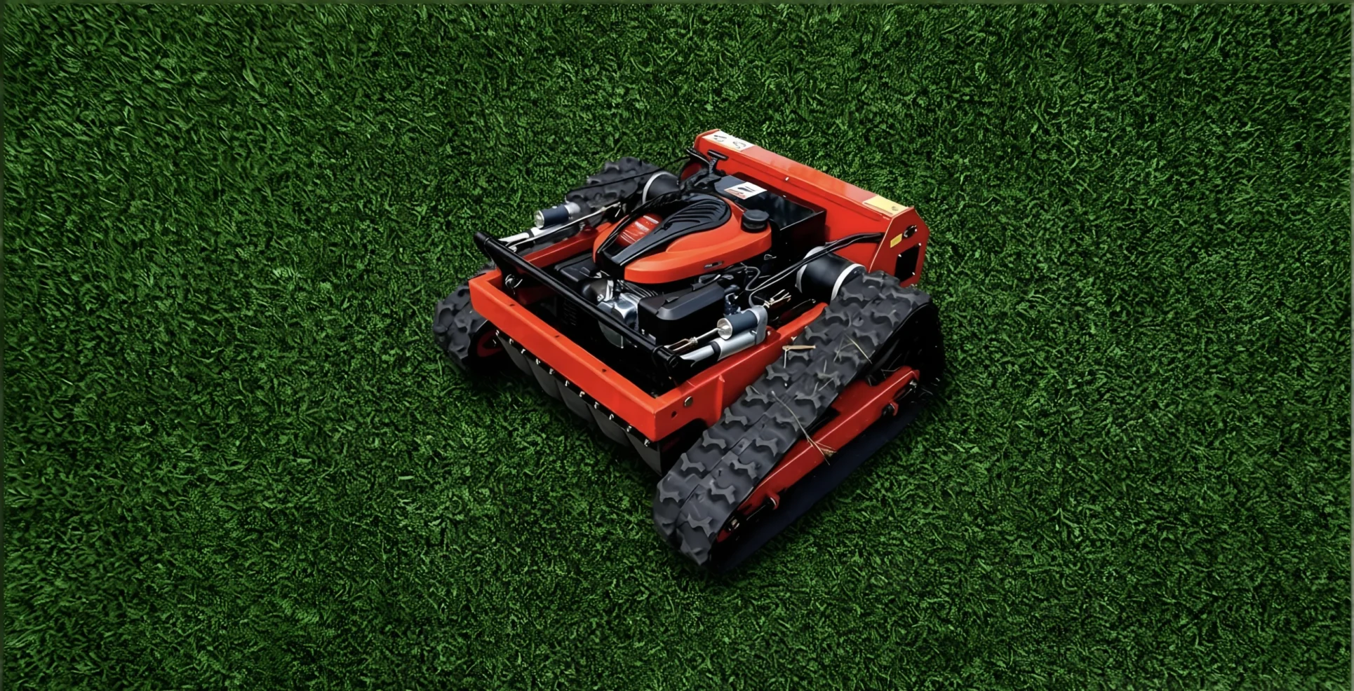 remote control mower banner