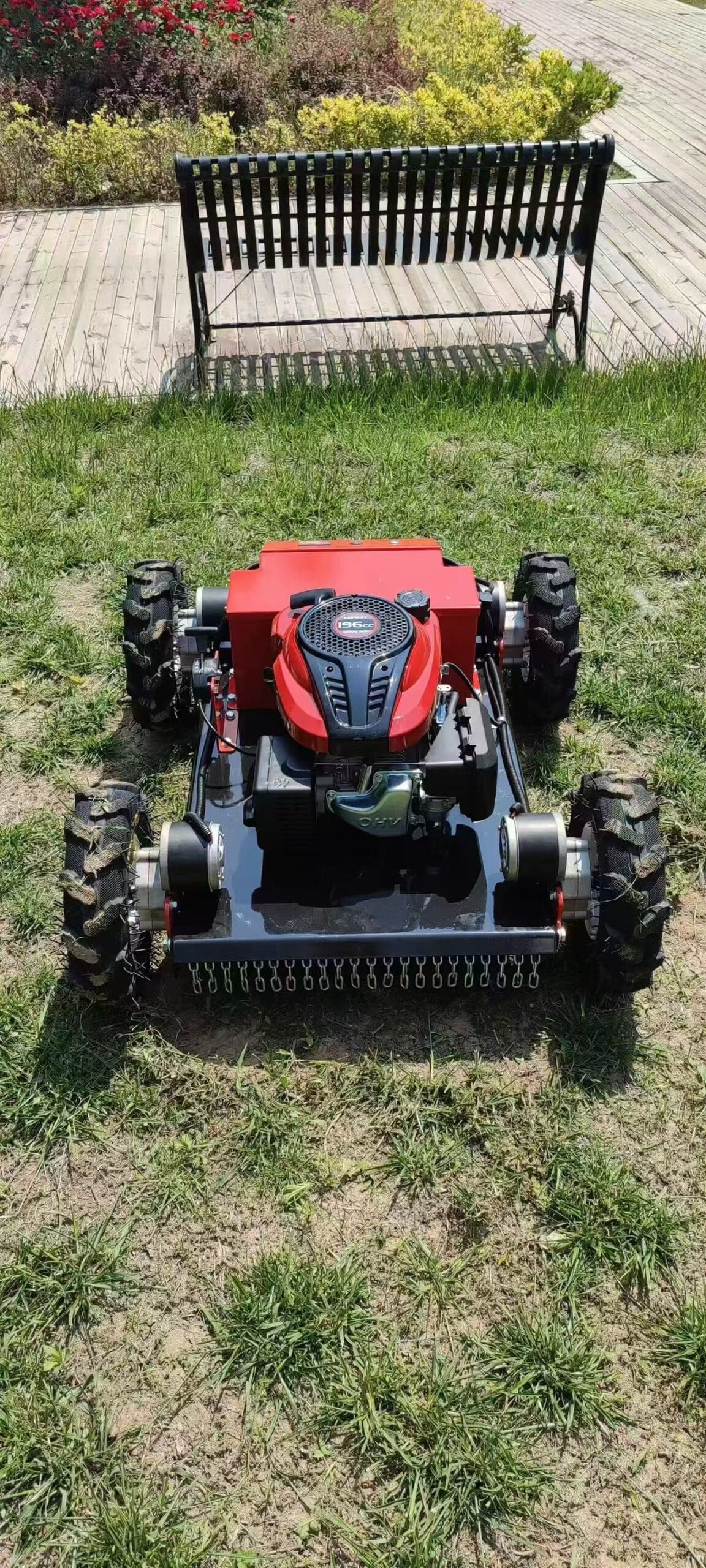 economical remote control lawn mower for small garden