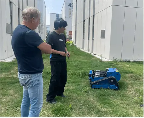 Customer Test of the Trimmora Remote-Control Lawn Mower