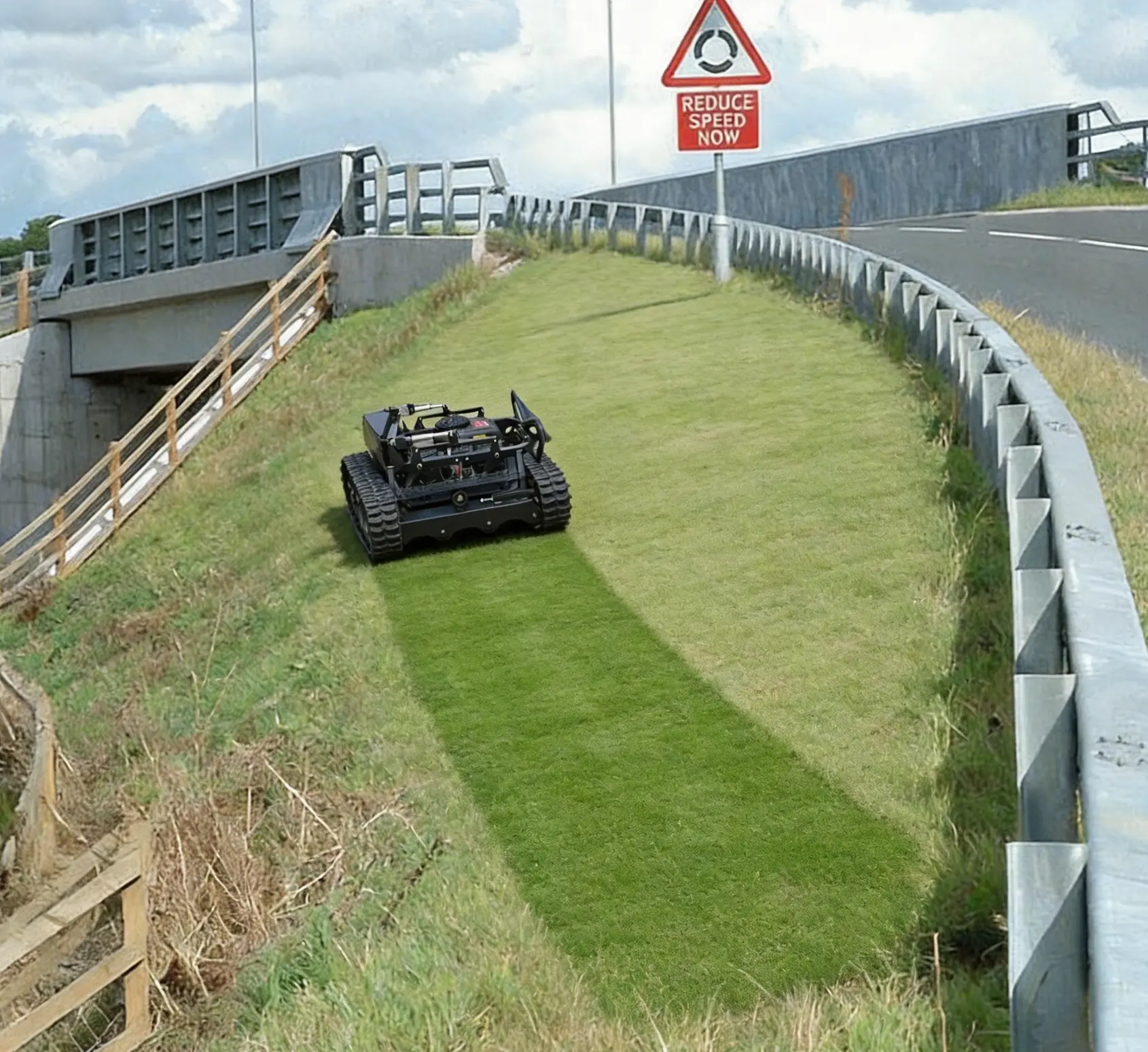 Trimmora SlopeMaster 800 Pro – Remote Control Slope Mower For Highway Embankments