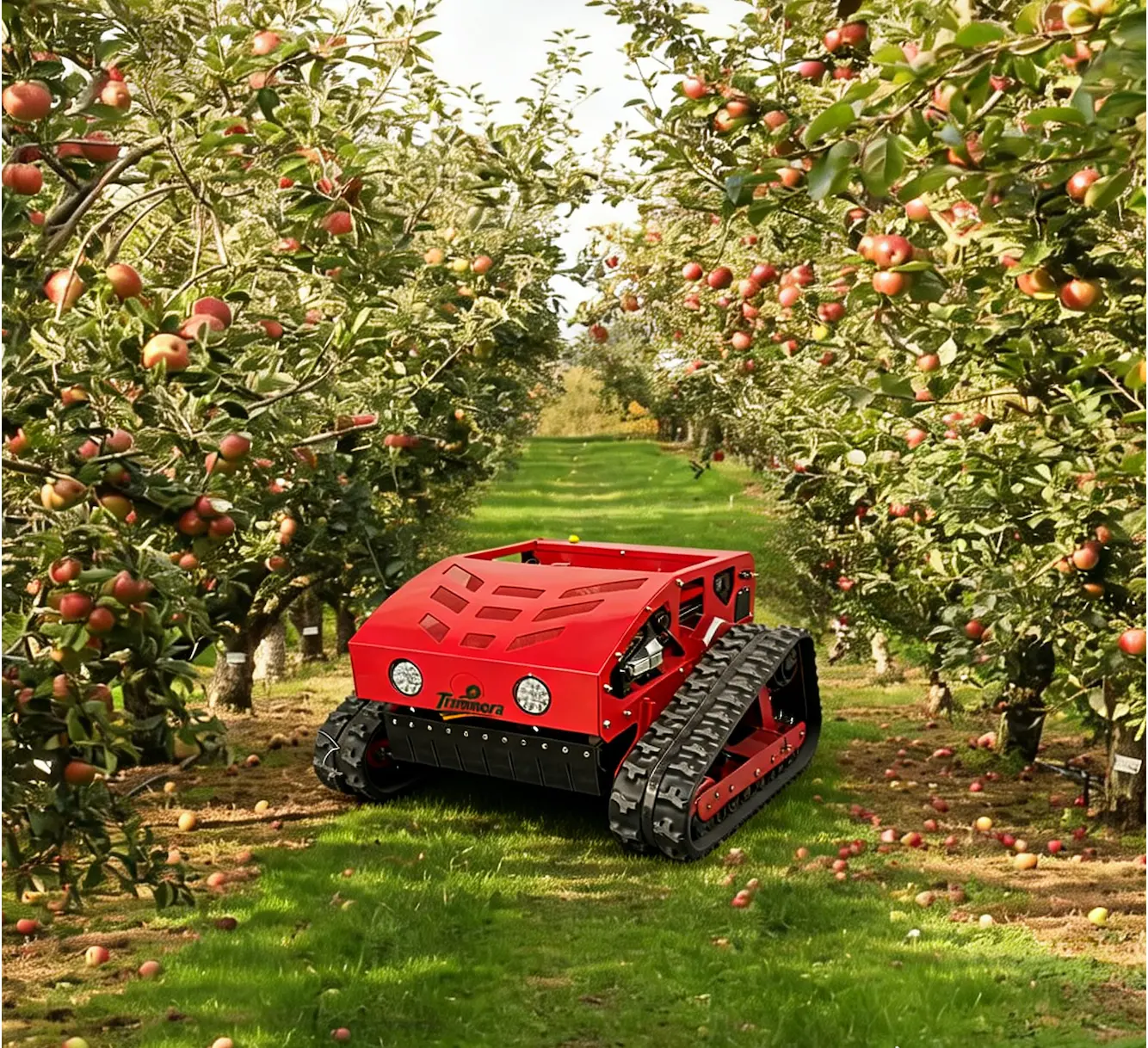 Trimmora TerraTrak 550 – Remote Control Lawn Mowerfor Orchard Vegetation Management